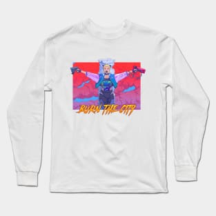 Riot burn the city Long Sleeve T-Shirt